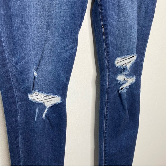 Old Navy Rockstar Mid Rise Distressed Jeggings - Picture 2 of 7